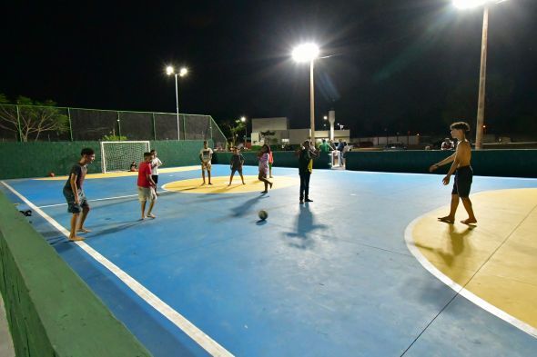 Prefeitura de Cuiab | Sugesto de Pauta: CPA III ganha novo espao de lazer com quadra poliesportiva e outros equipamentos