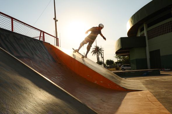 Prefeitura de Cuiab | Nova praa com pista de skate vai atender 15 mil moradores