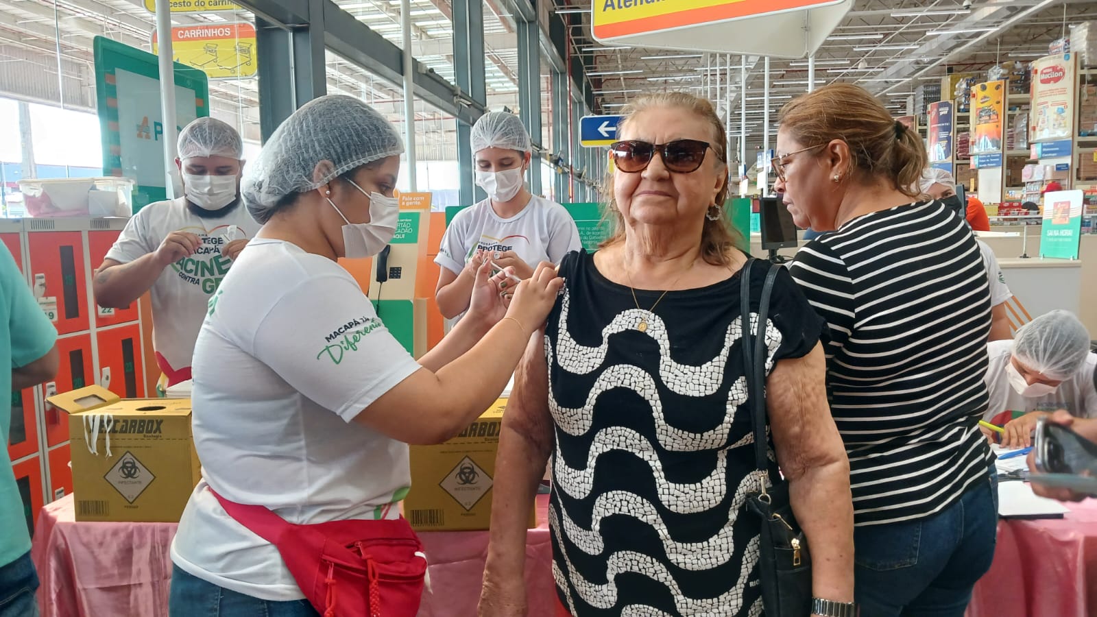 400 pessoas vacinam-se contra influenza e covid neste sábado (13) – Prefeitura Municipal de Macapá