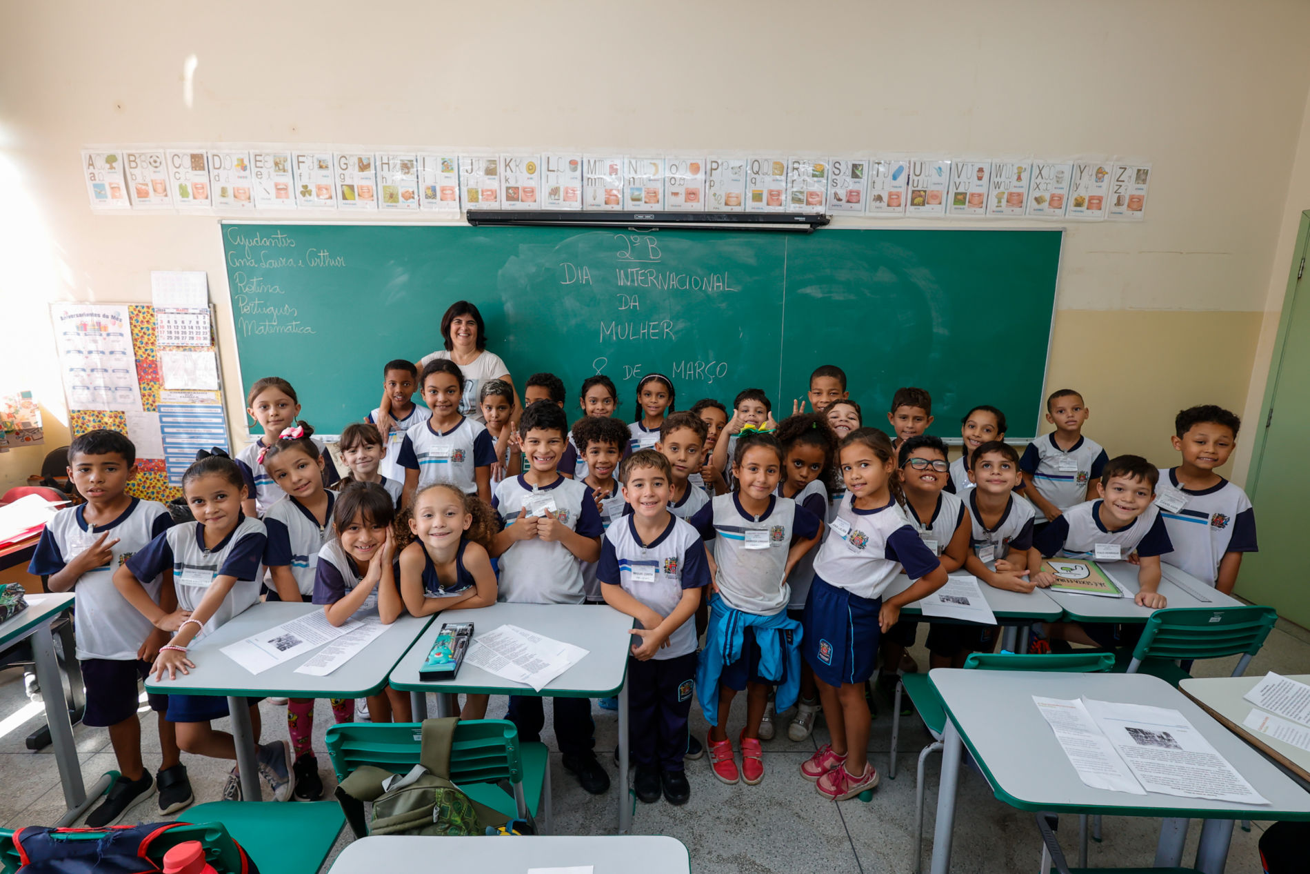 Dia da Mulher vira tema de aula e inspira a reflexão dos estudantes